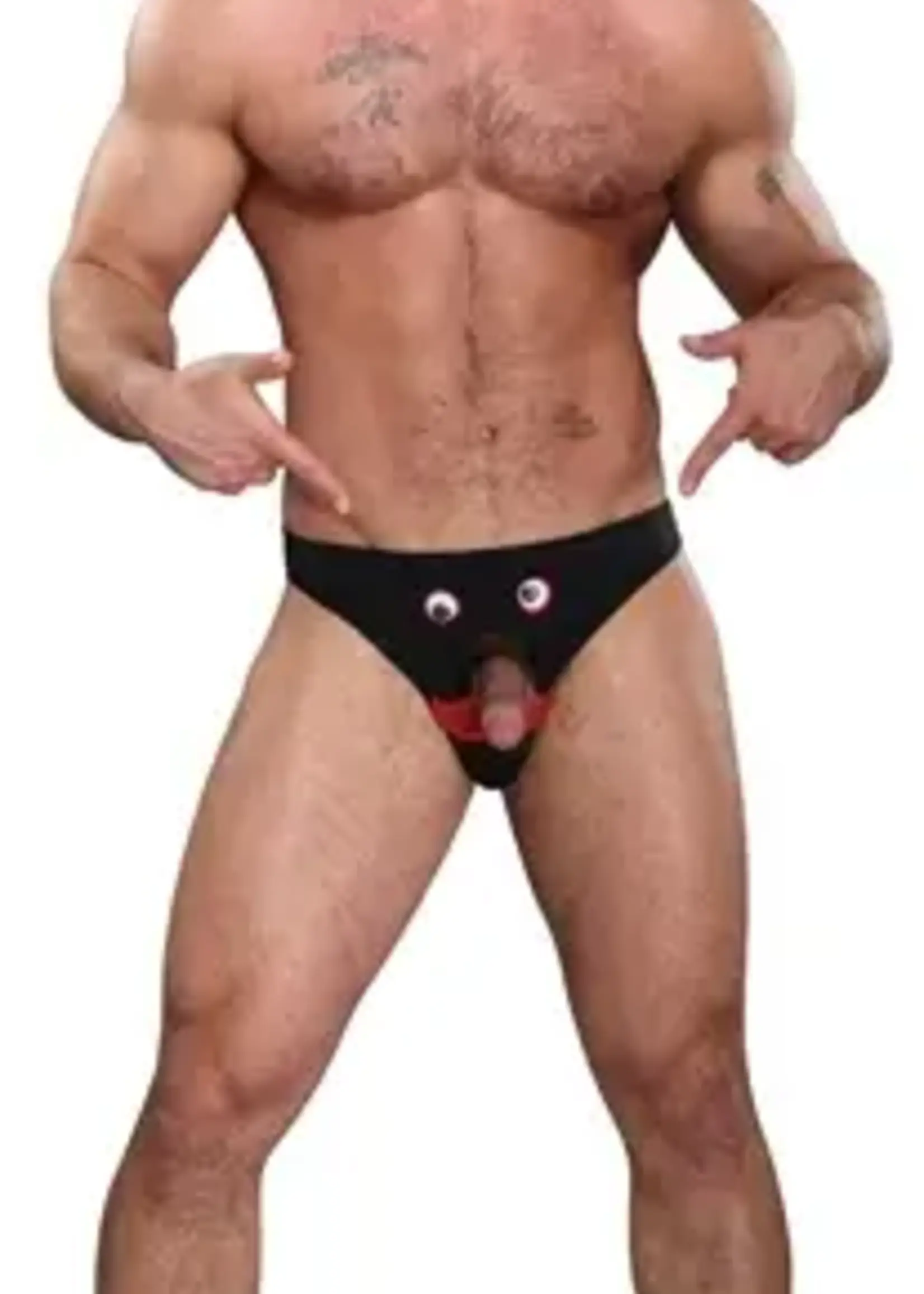 Male Power Mr. Nose Bikini - One Size - Black
