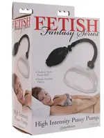 Lux Fetish Fetish Fantasy Series High Intensity Pussy Pump - Clear and Black