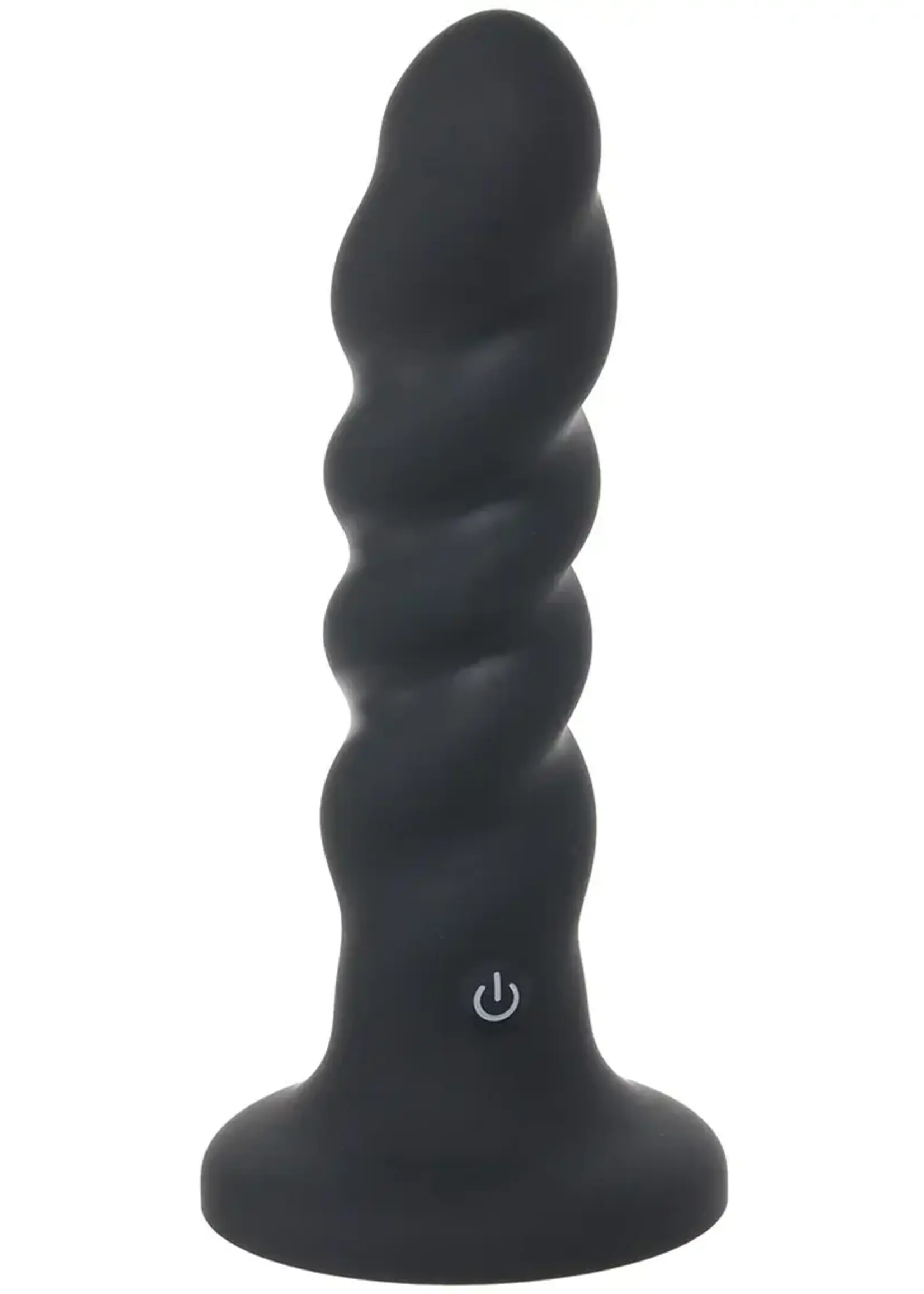 Calexotics Onyxxx Rechargeable Silicone Rippled Probe - Black