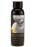 Earthly Body Edible Massage Oil 2 Oz. - Banana
