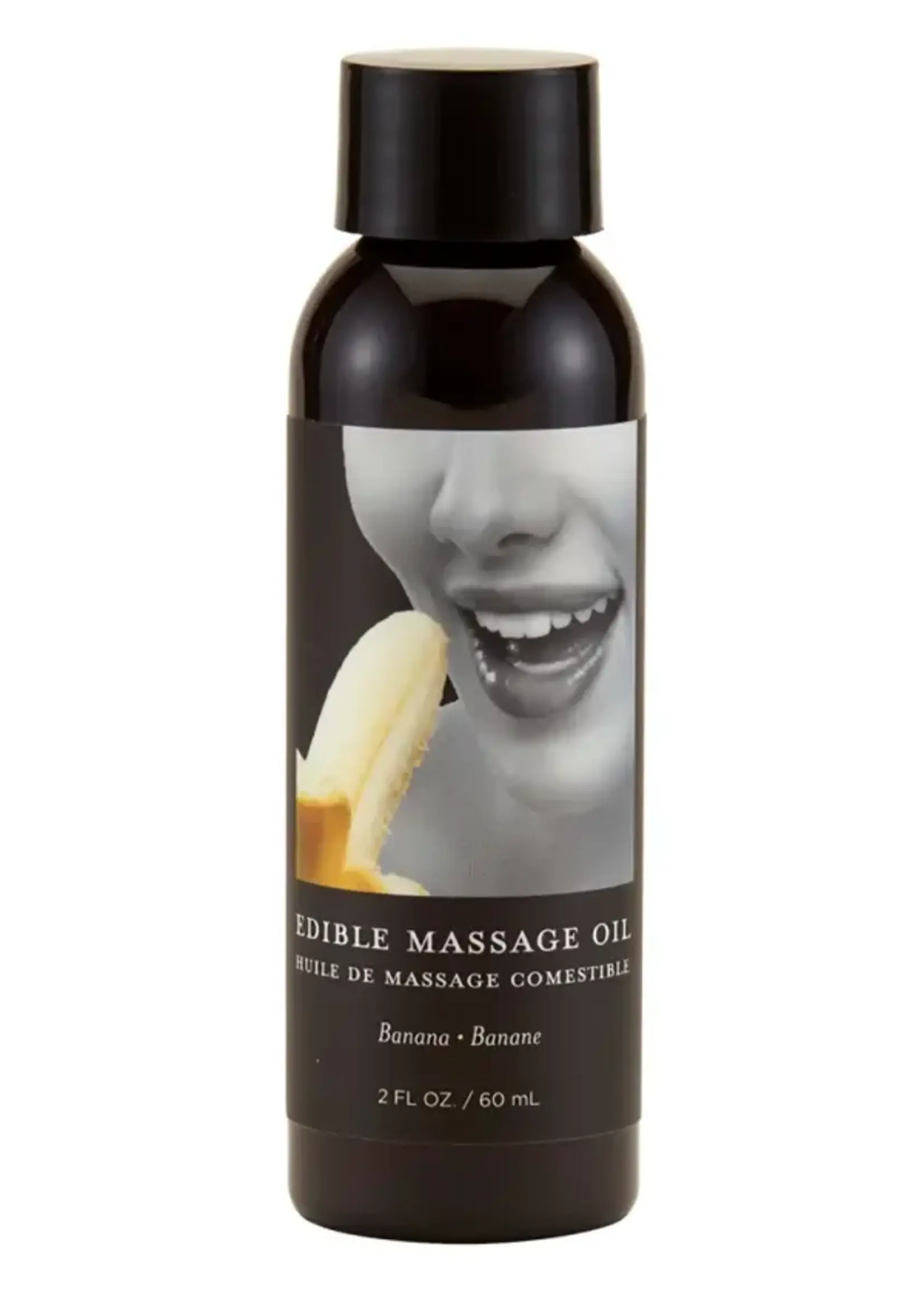 Earthly Body Edible Massage Oil 2 Oz. - Banana