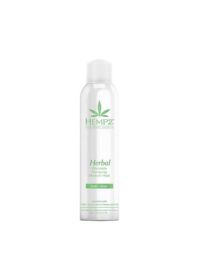 Hempz Herbal Workable Hairspray Medium Hold 8oz Chronixx Herb