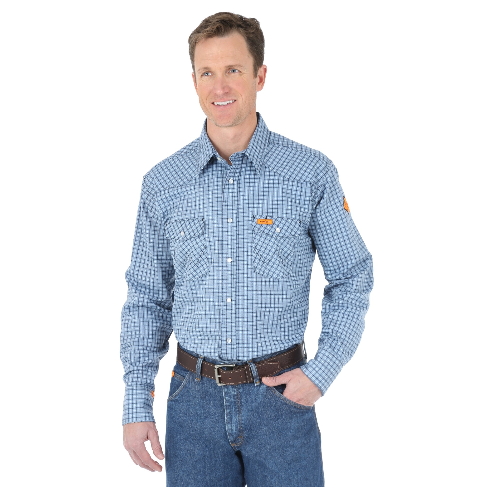 WRANGLER WORK SHIRT - WESTERN SNAP - Rocky Mountain FR Clothing Outlet