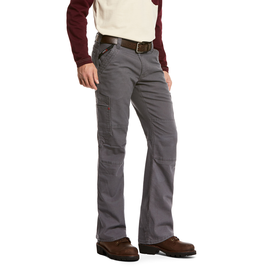 ARIAT® ARIAT WORK PANTS - M5 SLIM STRETCH DURALIGHT CANVAS STACKABLE STRAIGHT LEG PANT GRY