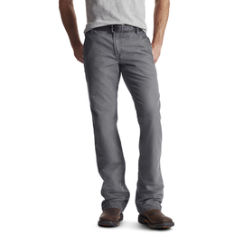 ARIAT® ARIAT WORK PANTS - M4 LOW RISE WORKHORSE BOOT CUT PANT GRY