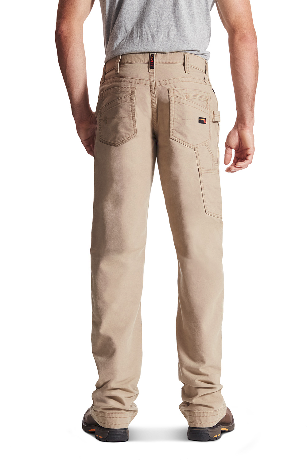 FXD Mens  WP5 Stretch Tech Light Weight Work Pants  Khaki  Go Boot  Country