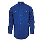 NSA® NSA WORK SHIRT - 5.5 OZ TECGEN BUTTON DOWN ROYAL BLUE