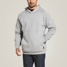 ARIAT® ARIAT FR REV PULLOVER HOODIE SILVER FOX HEATHER S