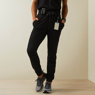 ARIAT® Ariat Women Blackwell Cargo Stretch Jogger Scrub Pants Black XXL Petite