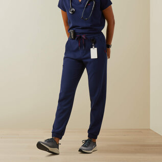 ARIAT® Ariat Women Blackwell Cargo Stretch Jogger Scrub Pants Navy L Reg