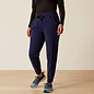 ARIAT® Ariat Women Blackwell Cargo Stretch Jogger Scrub Pants Navy Med Petite