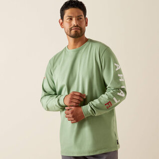 ARIAT® ARIAT T-SHIRT - LOGO GRAPHIC RUFFNECK SKULL Loden Frost 2XL Tall