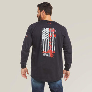 ARIAT® Ariat Air Rig Life Graphic T-Shirt Black XL Tall