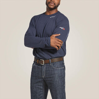 ARIAT® Ariat FR Base Layer T-Shirt Navy XL Tall
