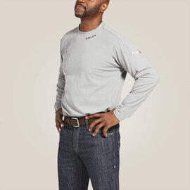 ARIAT® Ariat FR Base Layer T-Shirt Silver Fox M