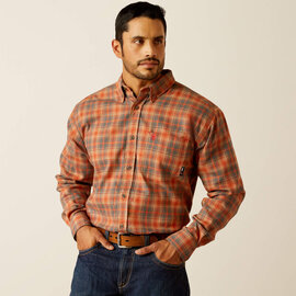 ARIAT® Ariat FR Button Work Shirt Olympic Khaki L