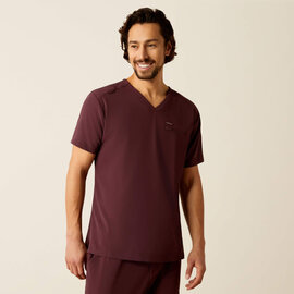 ARIAT® Ariat Men Whitman Scrub Top WineTasting XXXL
