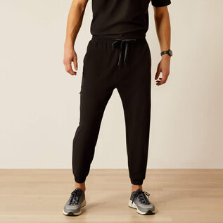 ARIAT® Ariat Men Drew Cargo Stretch Jogger Scrub Pants Black Large Tall