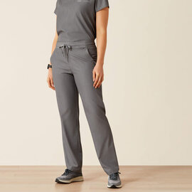ARIAT® Ariat Women Nightingale Stretch Utility Scrub Pants Charcoal Grey Small Petite