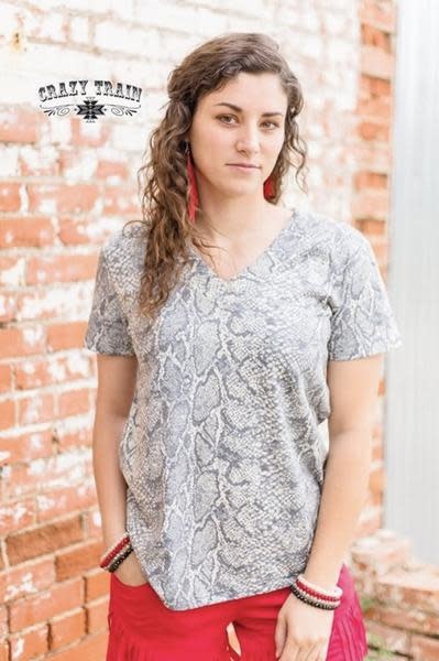 Santo Snake Print Top