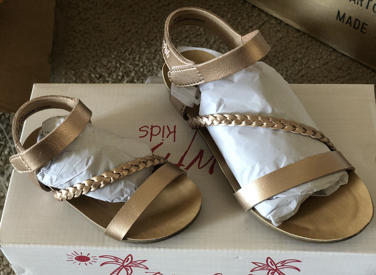 Pearl Rose Sandals littles and Youth