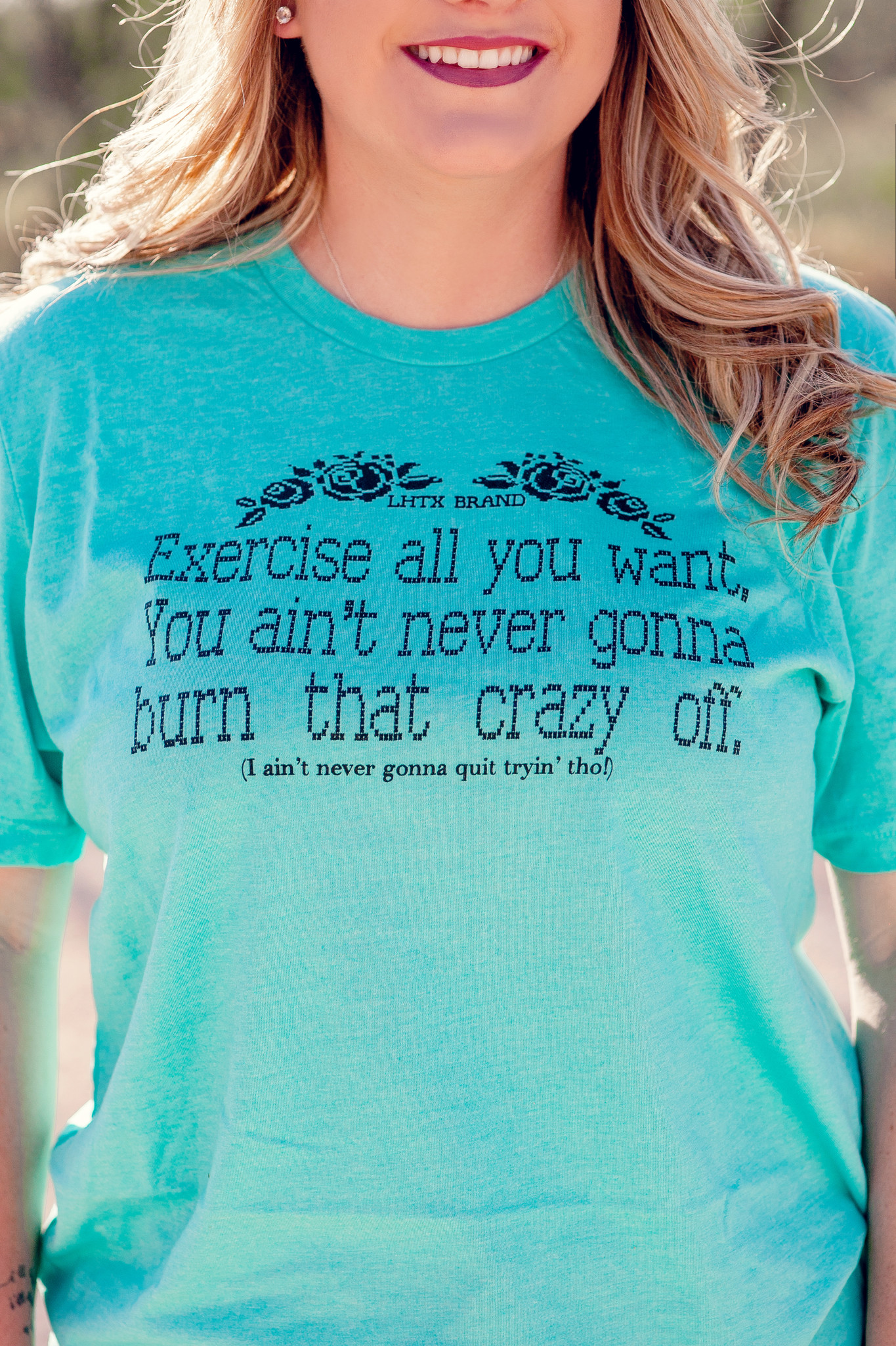 Burn That Crazy Off tee