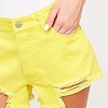 Neon Denim Shorts --Two Colors--