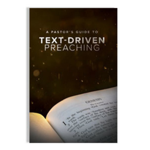 SEMINARY HILL PRESS A Pastor's Guide to Text-Driven Preaching SEMINARY HILL PRESS A Pastor's Guide to Text-Driven Preaching