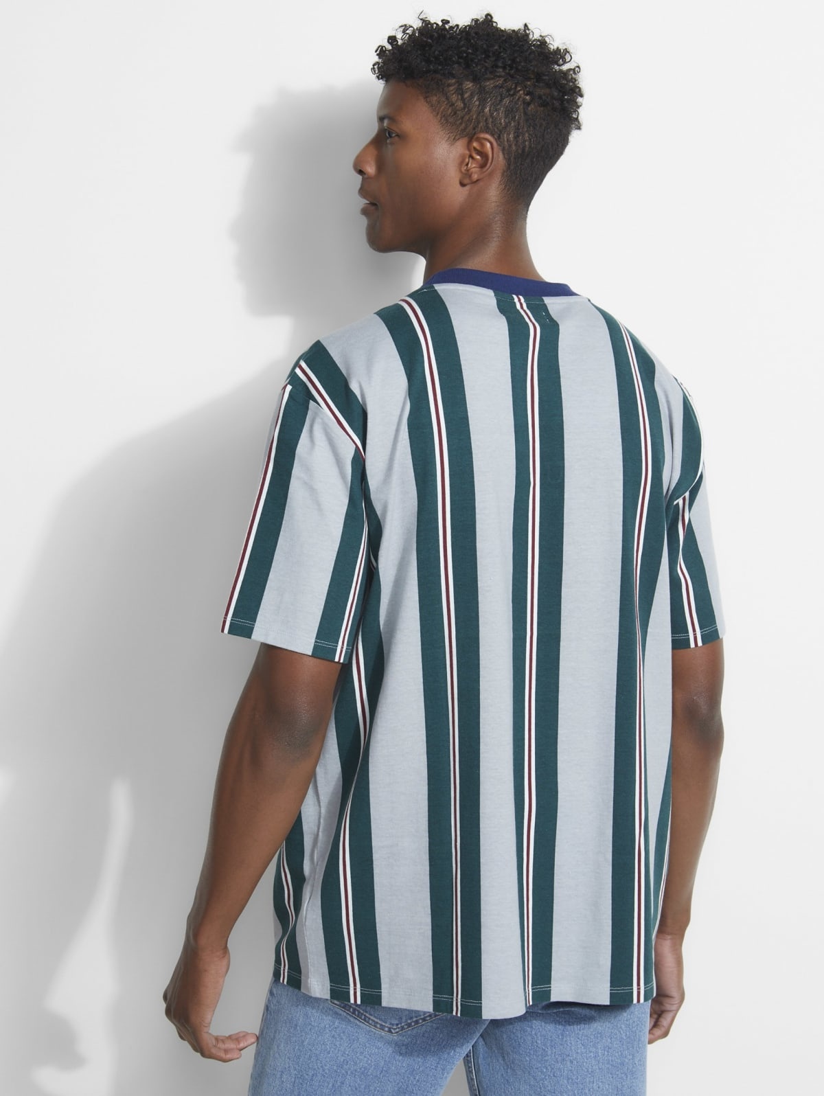 guess originals striped logo bodysuit