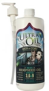 ultra oil skin & coat supplement with hempseed oil