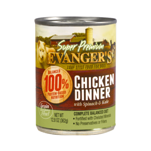 Evanger's Evanger's Super Premium Chicken with Spinach & Kale Dog Can 13oz Product Image