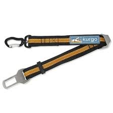 Kurgo Kurgo Direct to Seatbelt Tether Black/Orange Product Image