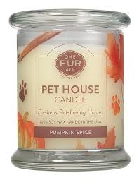 One Fur All Pets Pet House Candle Pumpkin Spice Product Image