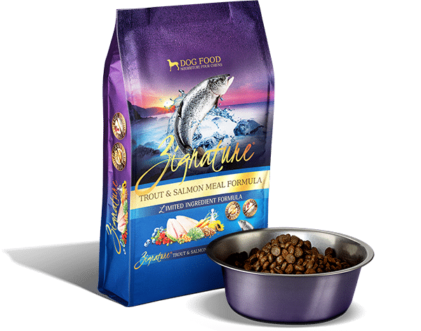 zignature trout and salmon dog food