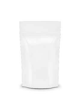 mylar bag matt white 1/2 oz 1000pc/cs