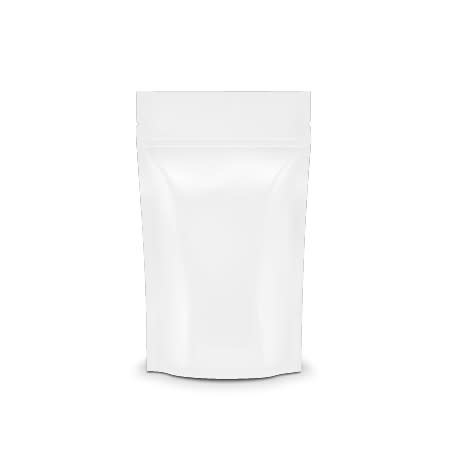 mylar bag matt white 1/2 oz