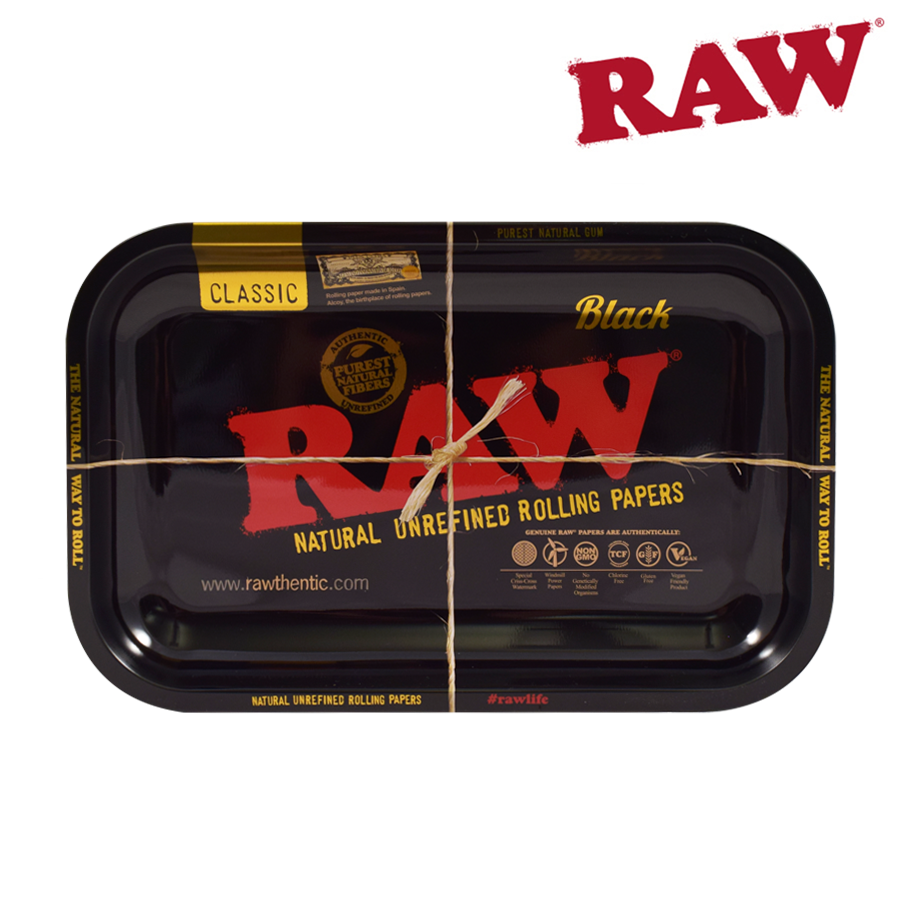 RAW Raw Black small rolling tray