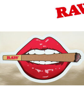 RAW Raw lips and lit sticker