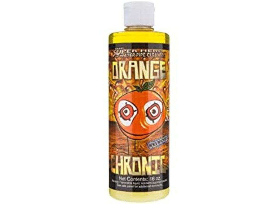 Orange chronic pipe cleaner 16 oz glass formula