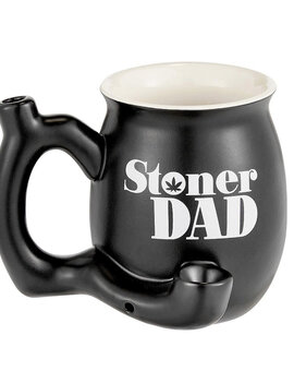West Coast Gifts Ceramic Stoner Dad Mug Pipe - Black