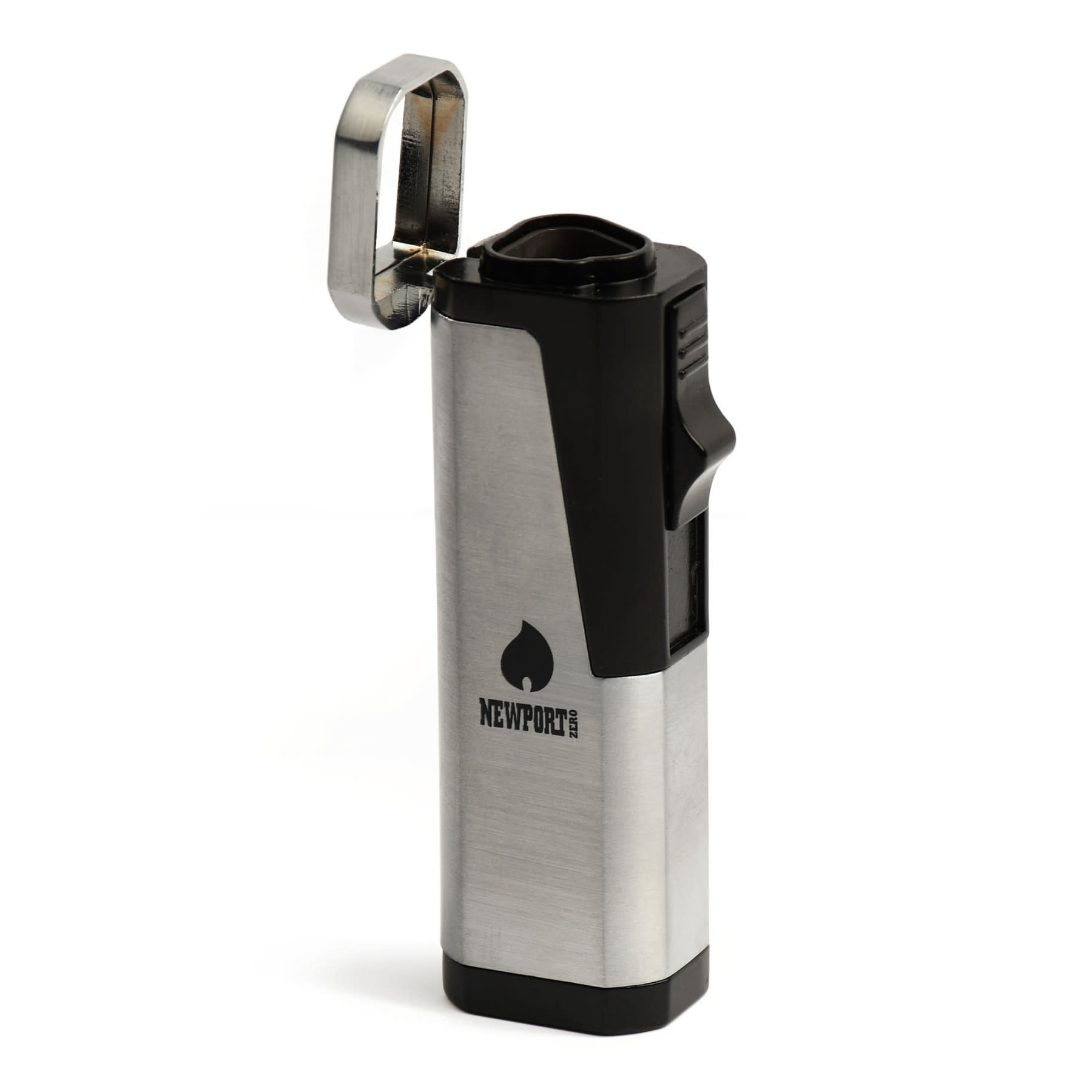 Newport Newport Triple Flame Pocket Torch Lighter Silver