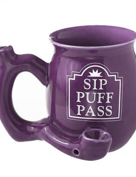 West Coast Gifts Ceramic High Tea Mug Pipe - Purple