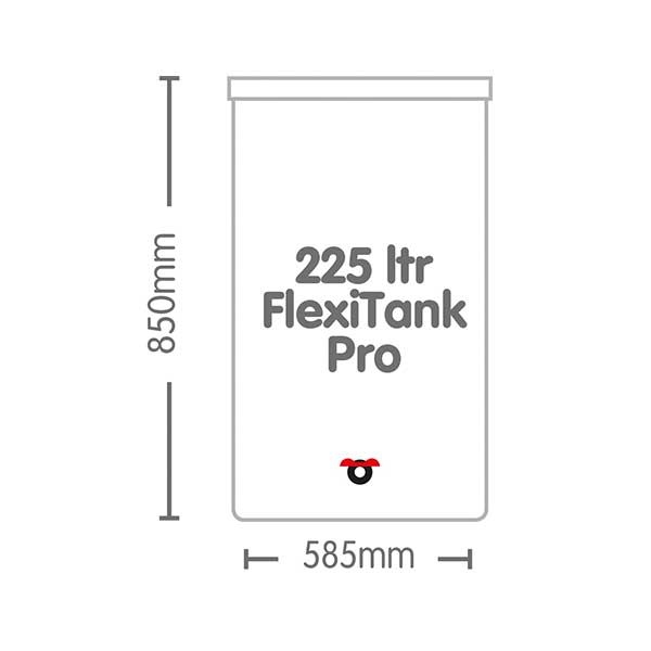 Auto Pot Flexi Tank Pro 225 liter (60 gallon)