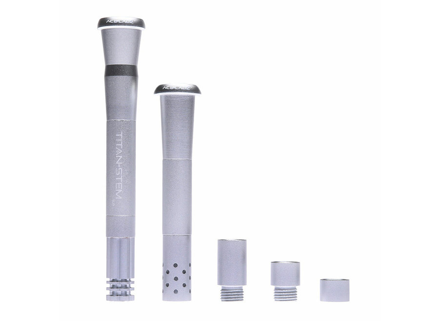 Titan Stem 3.0 Adjustable Length Metal Down stem (Silver)