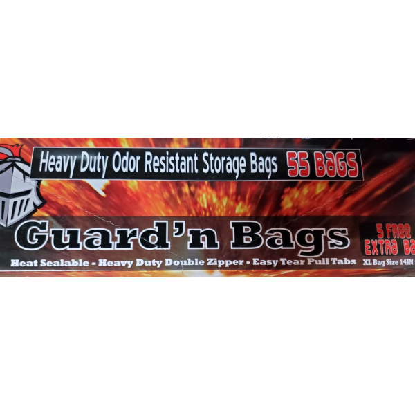 Guard'n Bags Guard'n Bags Large Smell Proof Bag 14"x 12" 50 pack