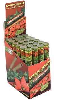 Cyclones Cyclones Toasted Hemp Cone Strawberry  2 Per Tube