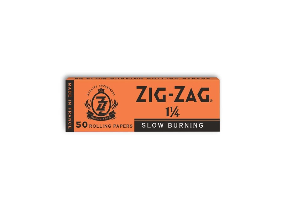 Zig Zag Orange Slow Burning 1-1/4