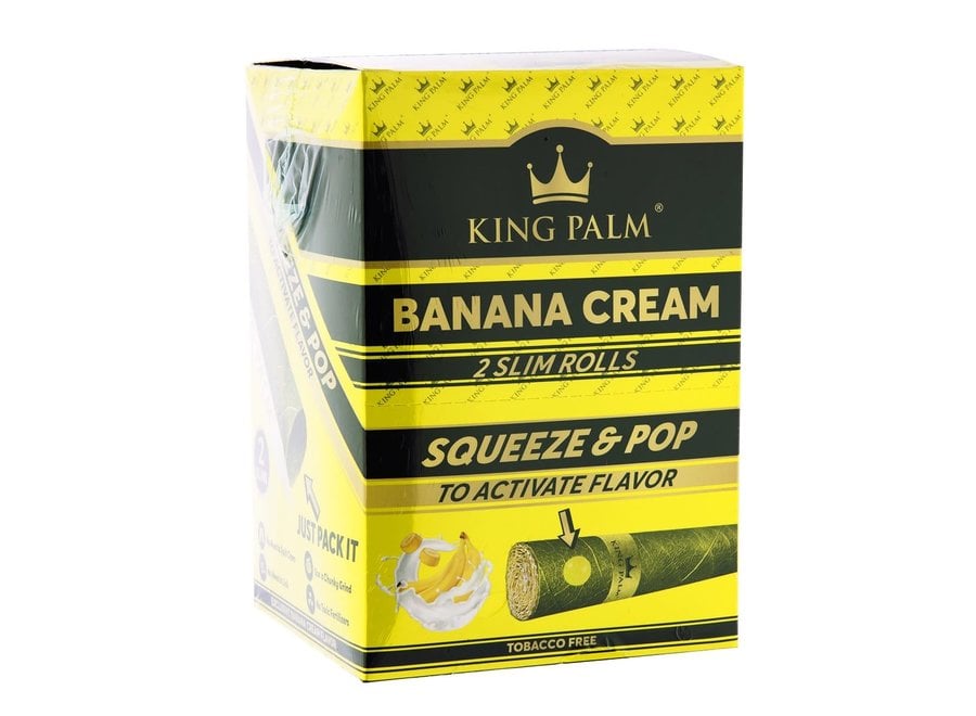 King Palm Banana Cream Slim 2 Pack