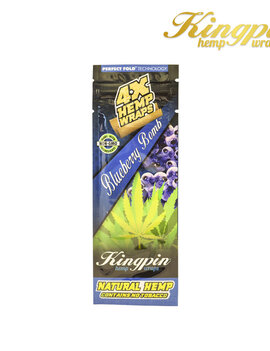 Kingpin Kingpin Blueberry Bomb Hemp Wraps 4 Pack