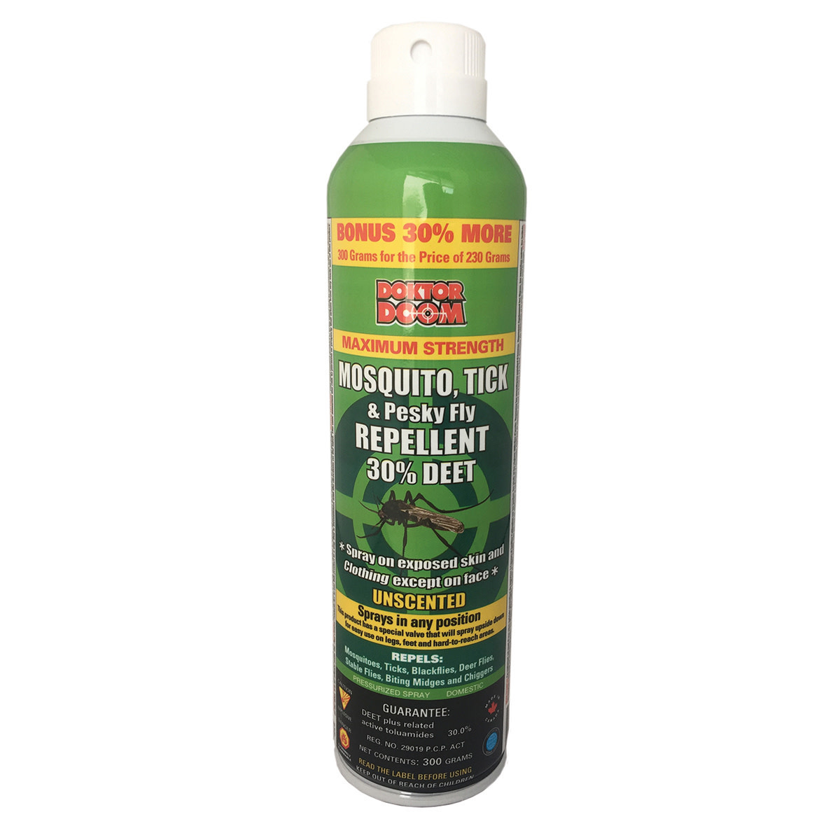 Doktor Doom Doktor Doom Mosquito, Tick & Pesky Fly Repellent 30% Deet